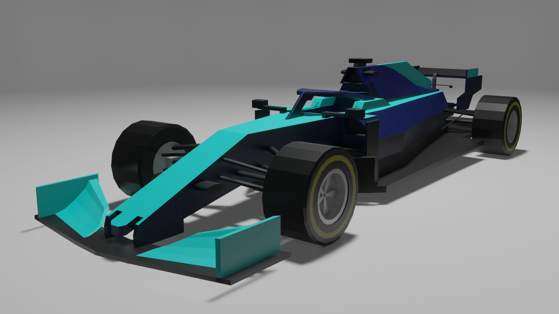 Low Poly F1 Car preview image 1
